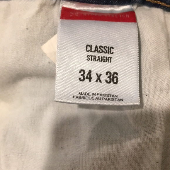 Express mens Hyper Stretch Classic Straight leg denim jeans size 34x36 - Picture 8 of 8